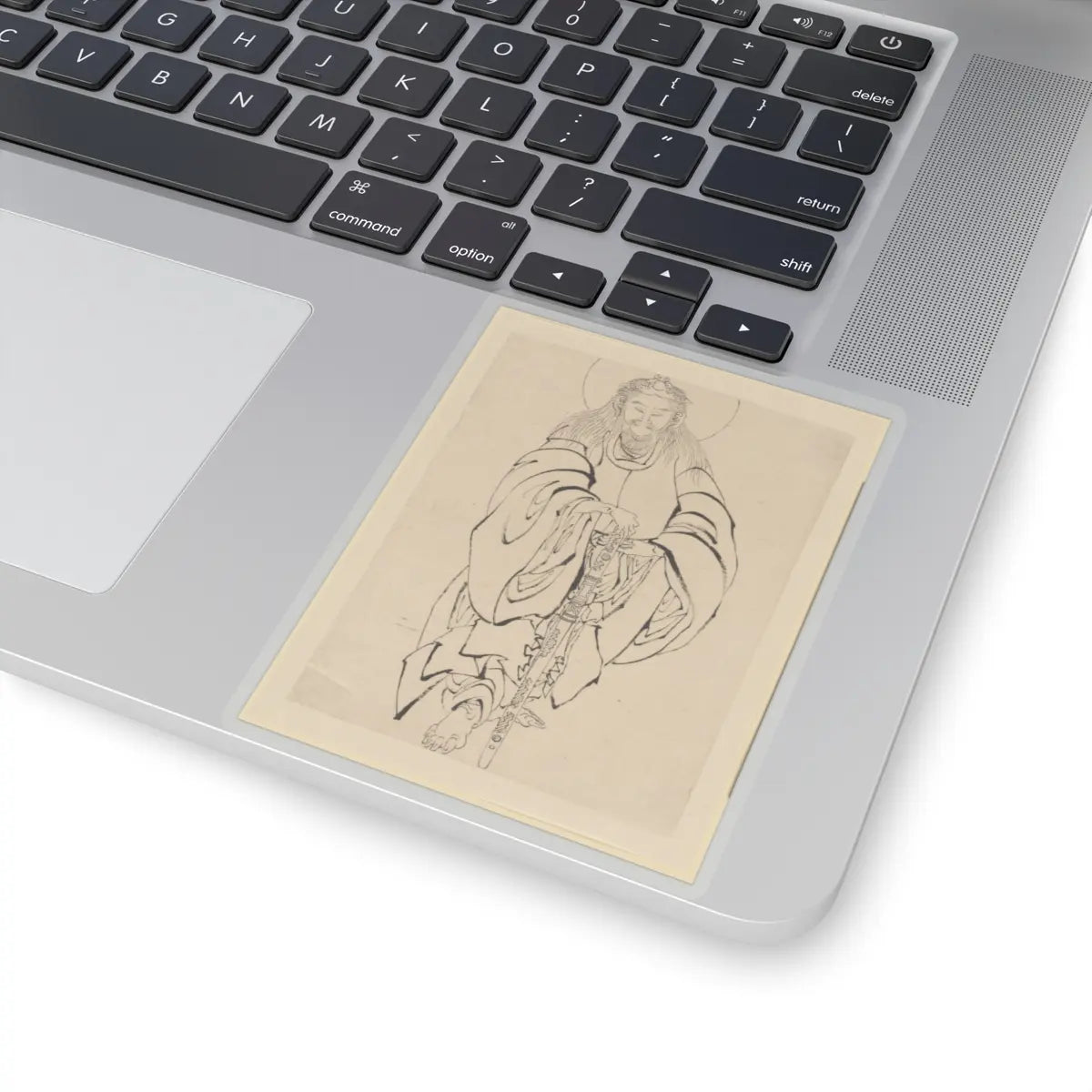 Katsushika Hokusai - Yamato Takeru no Mikoto - 18th–19th century - STICKER Vinyl Kiss-Cut Decal
