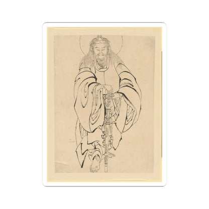 Katsushika Hokusai - Yamato Takeru no Mikoto - 18th–19th century - STICKER Vinyl Kiss-Cut Decal