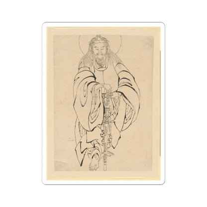 Katsushika Hokusai - Yamato Takeru no Mikoto - 18th–19th century - STICKER Vinyl Kiss-Cut Decal