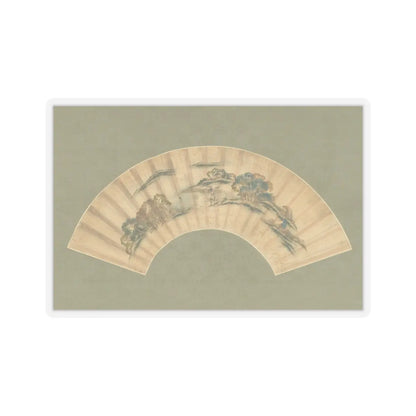 Katsushika Isai - Spring Farming Scene - unknown v1 - STICKER Vinyl Kiss-Cut Decal
