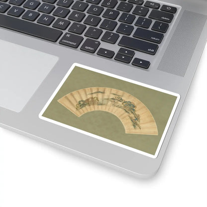 Katsushika Isai - Spring Farming Scene - unknown v1 - STICKER Vinyl Kiss-Cut Decal