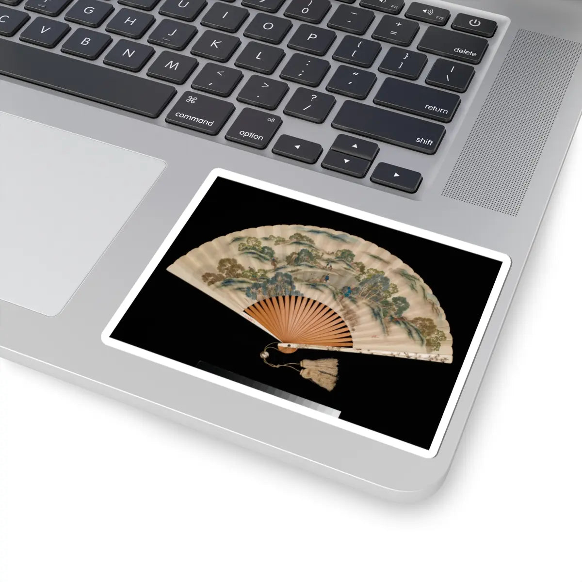 Katsushika Isai - Winter Farming Scene; (verso) Autumn Farming Scene - unknown v1 - STICKER Vinyl Kiss-Cut Decal