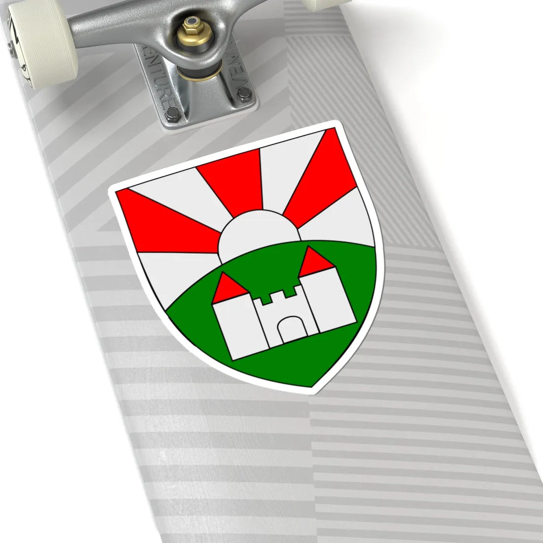 Katzelsdorf Lower Austria CoA (Austria) (Coat of Arms) STICKER Vinyl Kiss-Cut Decal - The Sticker Space