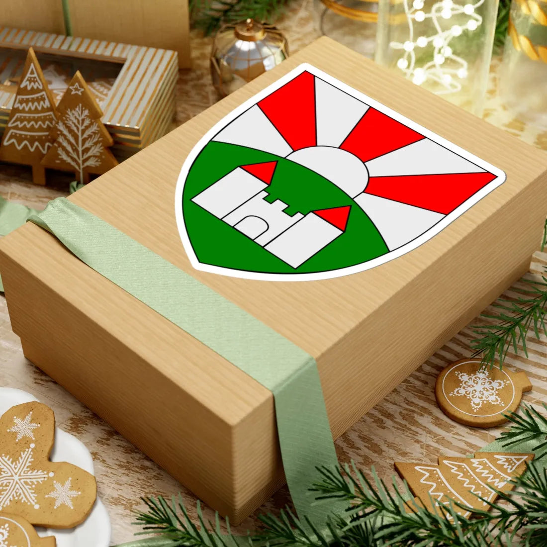 Katzelsdorf Lower Austria CoA (Austria) (Coat of Arms) STICKER Vinyl Kiss-Cut Decal - The Sticker Space