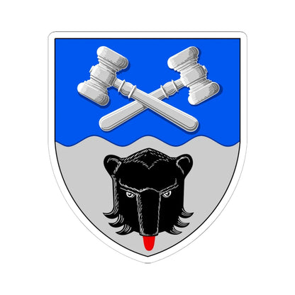 Kauhajoki.vaakuna (Finland) (Coat of Arms) STICKER Vinyl Kiss-Cut Decal 6 Inch White - The Sticker Space