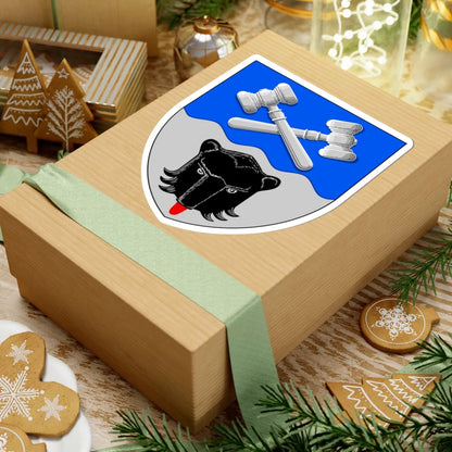 Kauhajoki.vaakuna (Finland) (Coat of Arms) STICKER Vinyl Kiss-Cut Decal - The Sticker Space