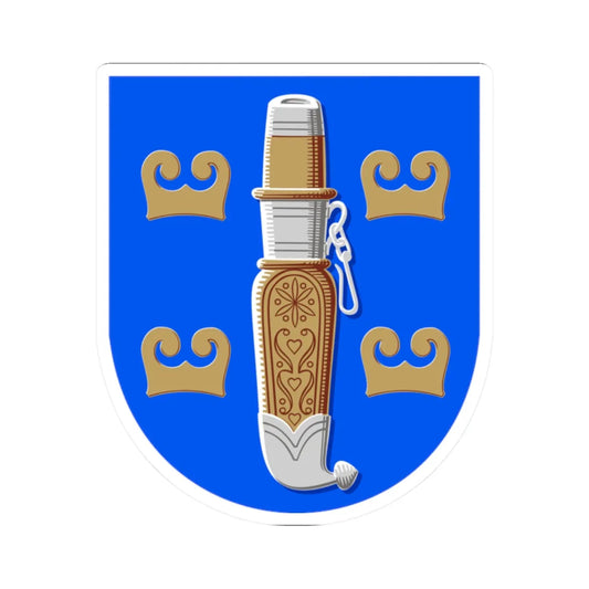 Kauhava.vaakuna (Finland) (Coat of Arms) STICKER Vinyl Kiss-Cut Decal 2 Inch White - The Sticker Space