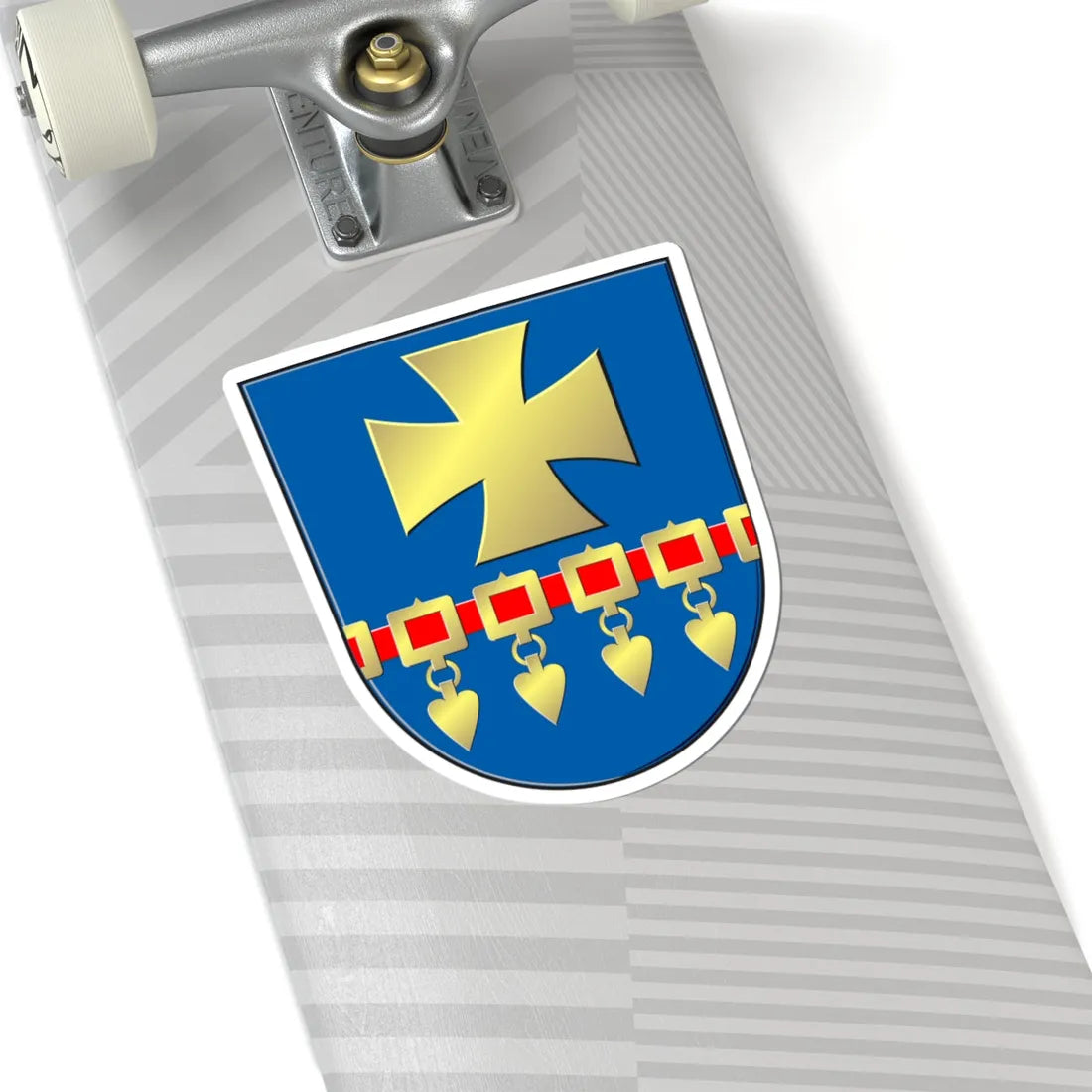 Kauhava.vaakuna.2009 (Finland) (Coat of Arms) STICKER Vinyl Kiss-Cut Decal - The Sticker Space