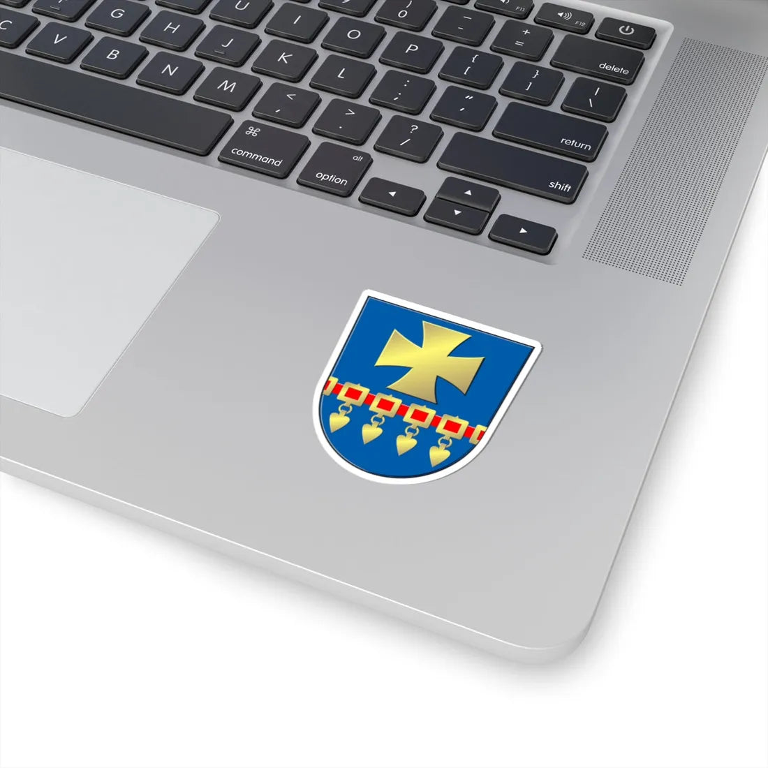 Kauhava.vaakuna.2009 (Finland) (Coat of Arms) STICKER Vinyl Kiss-Cut Decal - The Sticker Space