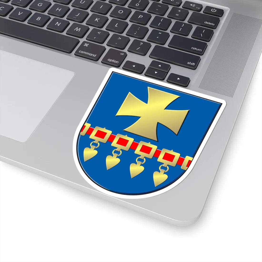 Kauhava.vaakuna.2009 (Finland) (Coat of Arms) STICKER Vinyl Kiss-Cut Decal - The Sticker Space