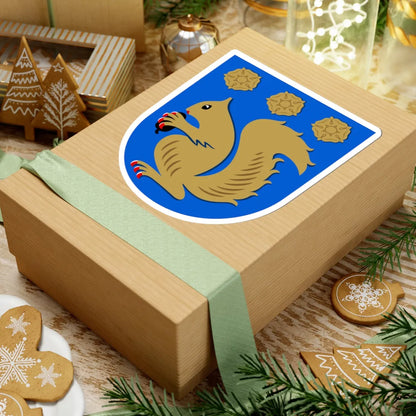 Kauniainen.vaakuna (Finland) (Coat of Arms) STICKER Vinyl Kiss-Cut Decal - The Sticker Space