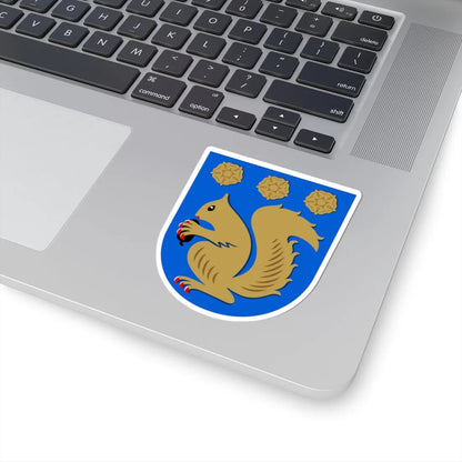 Kauniainen.vaakuna (Finland) (Coat of Arms) STICKER Vinyl Kiss-Cut Decal - The Sticker Space
