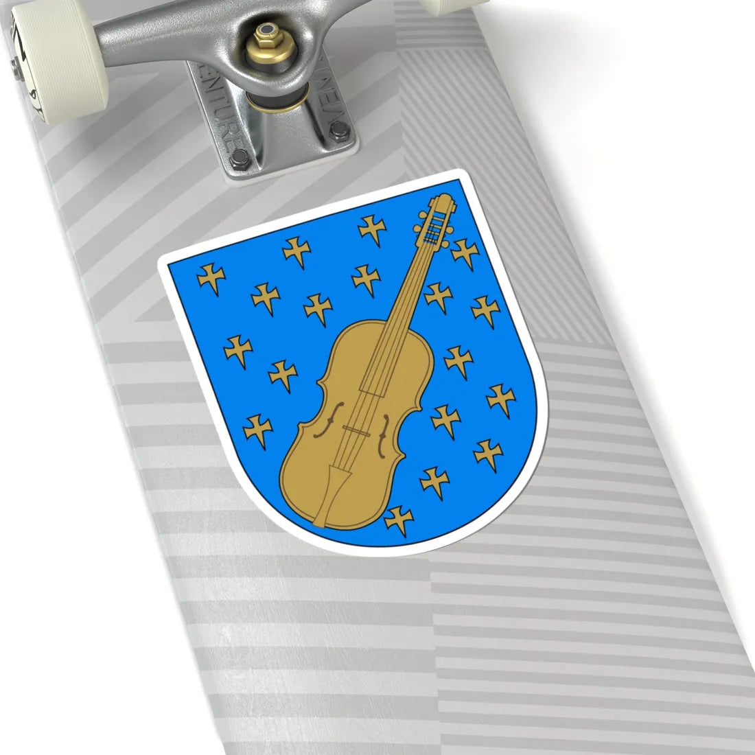 Kaustinen.vaakuna (Finland) (Coat of Arms) STICKER Vinyl Kiss-Cut Decal - The Sticker Space