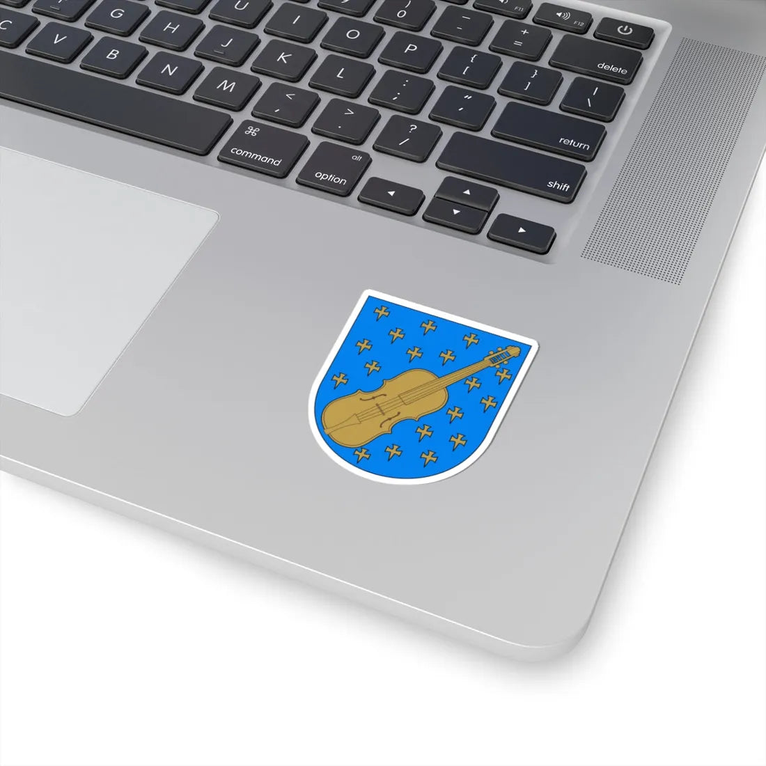 Kaustinen.vaakuna (Finland) (Coat of Arms) STICKER Vinyl Kiss-Cut Decal - The Sticker Space
