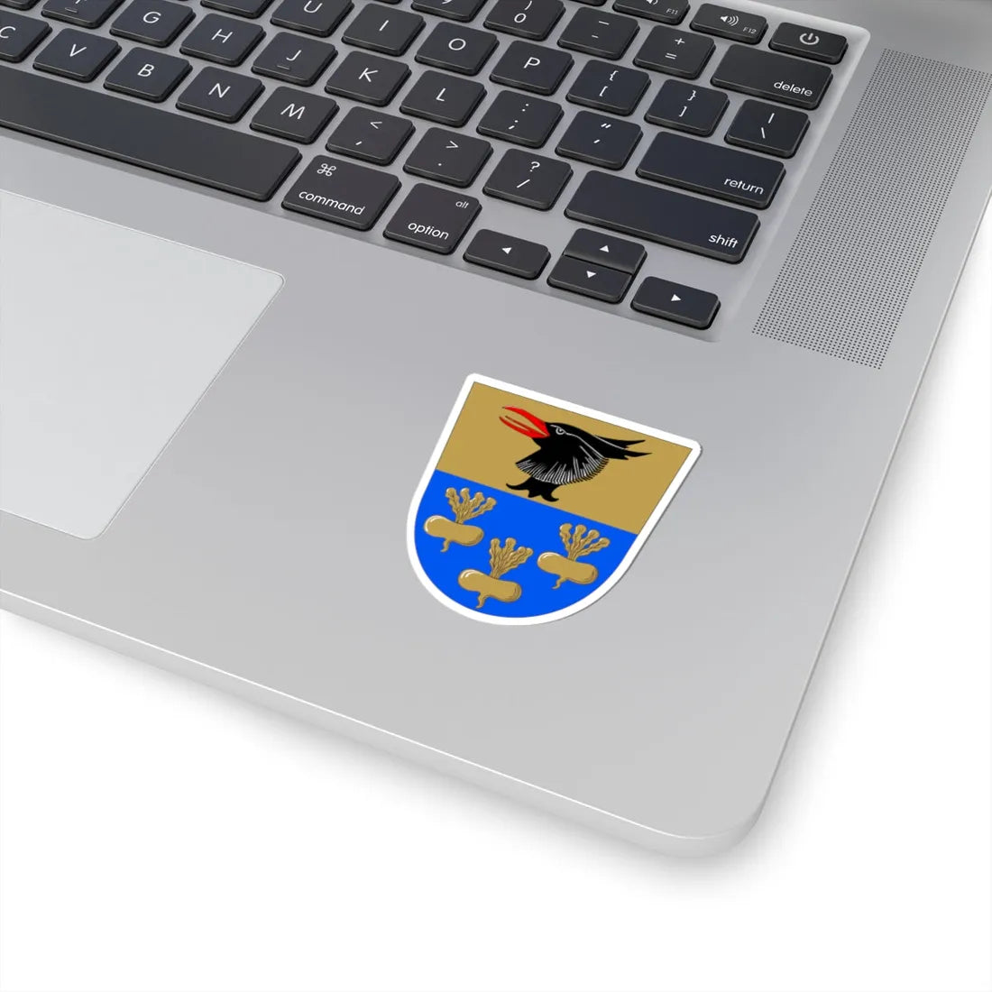 Kauvatsa.vaakuna (Finland) (Coat of Arms) STICKER Vinyl Kiss-Cut Decal - The Sticker Space