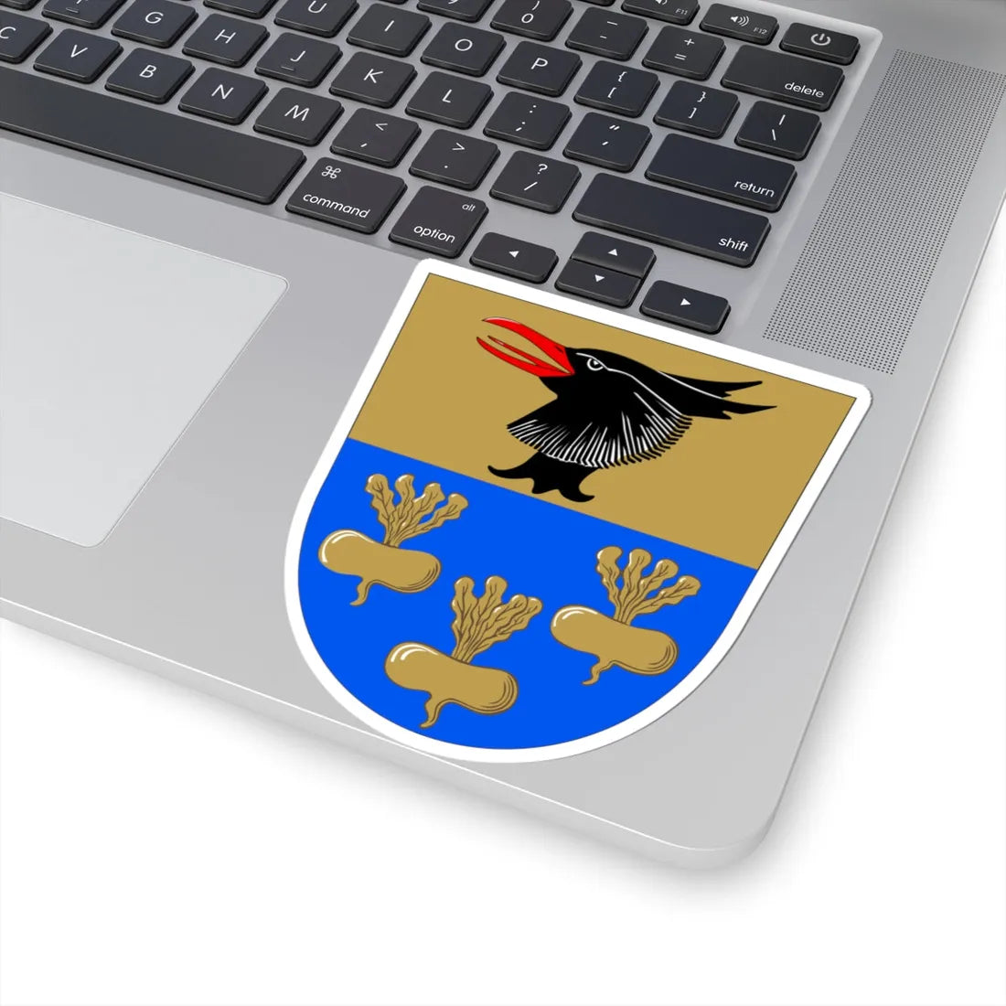 Kauvatsa.vaakuna (Finland) (Coat of Arms) STICKER Vinyl Kiss-Cut Decal - The Sticker Space