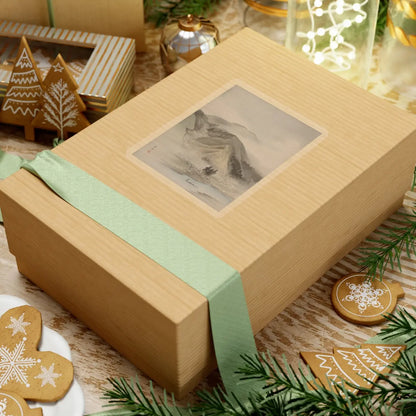 Kawabata Gyokushō - Blossoms by a River - ca. 1887–92 - STICKER Vinyl Kiss-Cut Decal