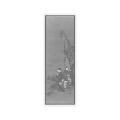 Kawamata Tsunemasa - Two Girls Catching Fireflies - first half of the 18th century - STICKER Vinyl Kiss-Cut Decal