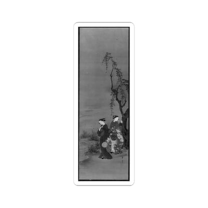 Kawamata Tsunemasa - Two Girls Catching Fireflies - first half of the 18th century - STICKER Vinyl Kiss-Cut Decal