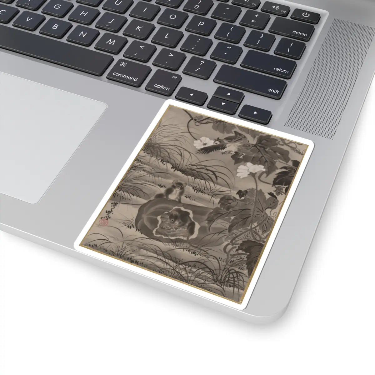 Kawanabe Kyōsai 河鍋暁斎 - Rats and Gourd - ca. 1887 - STICKER Vinyl Kiss-Cut Decal