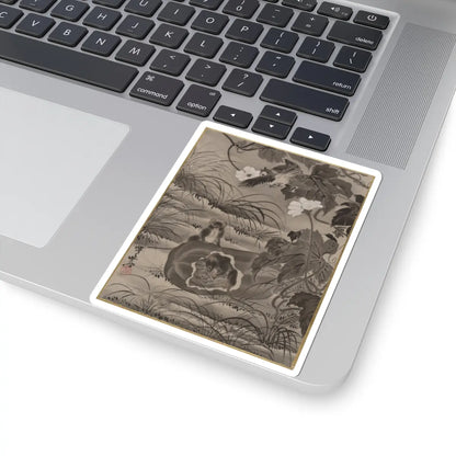 Kawanabe Kyōsai 河鍋暁斎 - Rats and Gourd - ca. 1887 - STICKER Vinyl Kiss-Cut Decal
