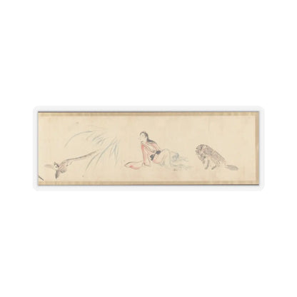 Kawanabe Kyōsai 河鍋暁斎 - Sketches of Birds and Animals - late 19th century, before 1870 v2 - STICKER Vinyl Kiss-Cut Decal