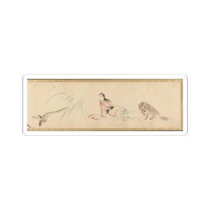Kawanabe Kyōsai 河鍋暁斎 - Sketches of Birds and Animals - late 19th century, before 1870 v2 - STICKER Vinyl Kiss-Cut Decal
