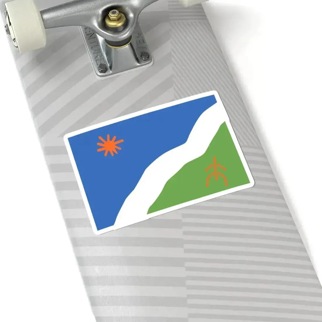 Kawesqar-flag (Chile) STICKER Vinyl Kiss-Cut Decal - The Sticker Space