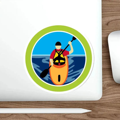 Kayaking (Boy Scouts Merit Badge) STICKER Vinyl Die-Cut Decal - The Sticker Space