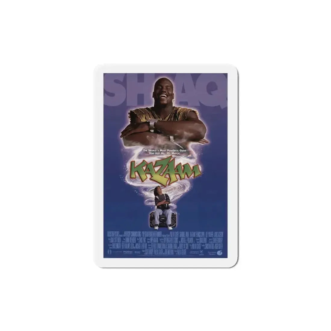 Kazaam 1996 Movie Poster Refrigerator Magnet 4 Inch - The Sticker Space