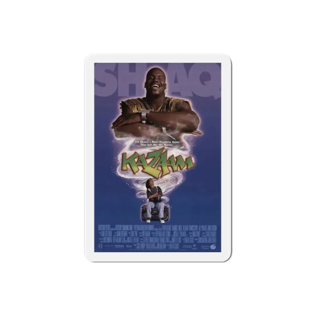 Kazaam 1996 Movie Poster Refrigerator Magnet - The Sticker Space