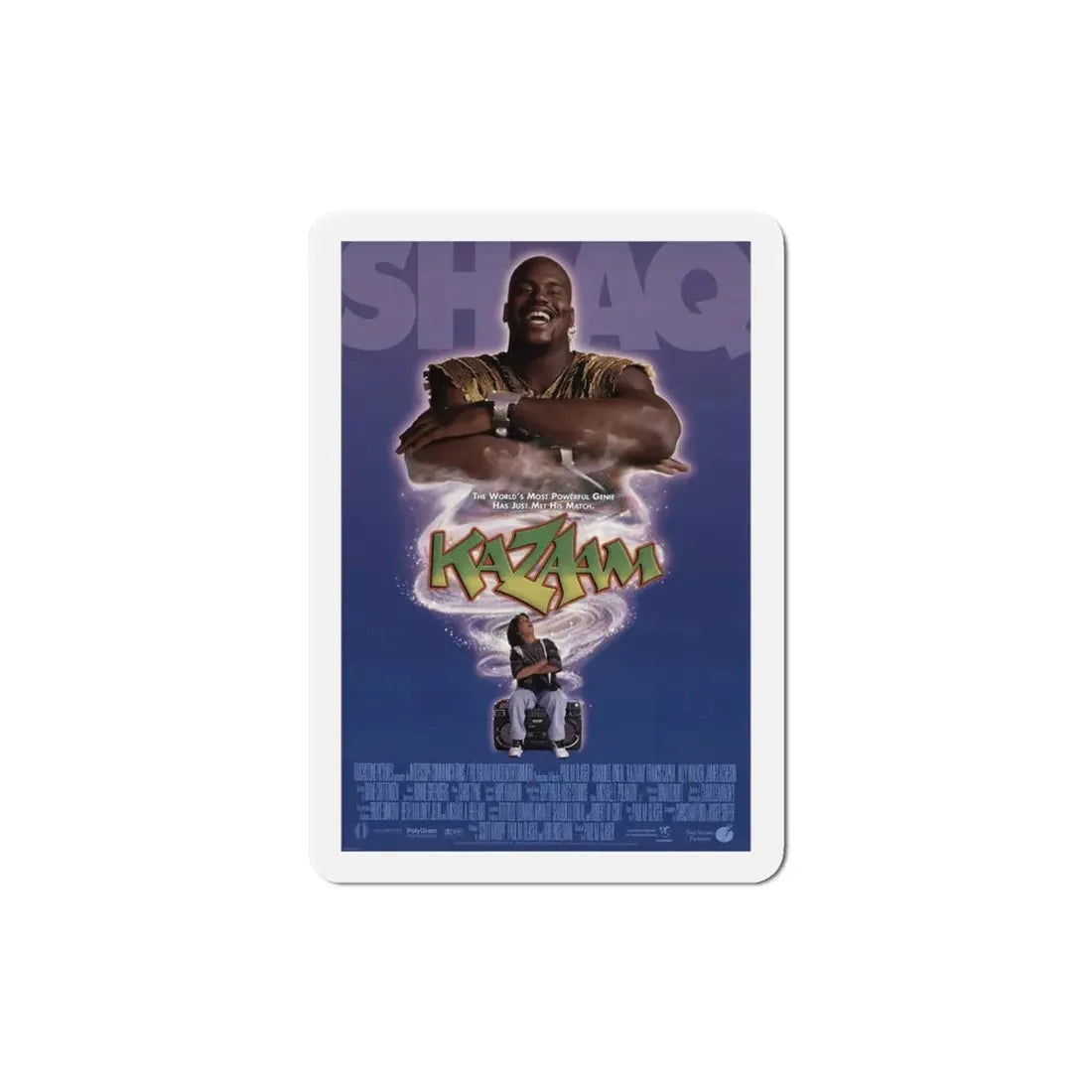 Kazaam 1996 Movie Poster Refrigerator Magnet - The Sticker Space