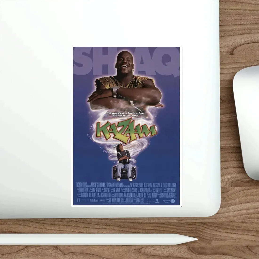Kazaam 1996 Movie Poster STICKER Vinyl Die-Cut Decal - The Sticker Space