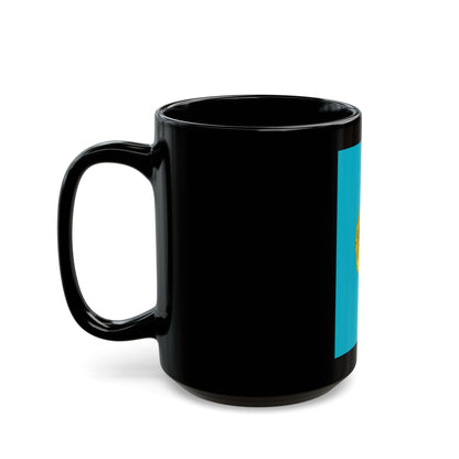 Kazakh Passport - Black Coffee Mug