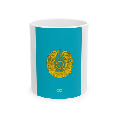 Kazakh Passport - White Coffee Mug