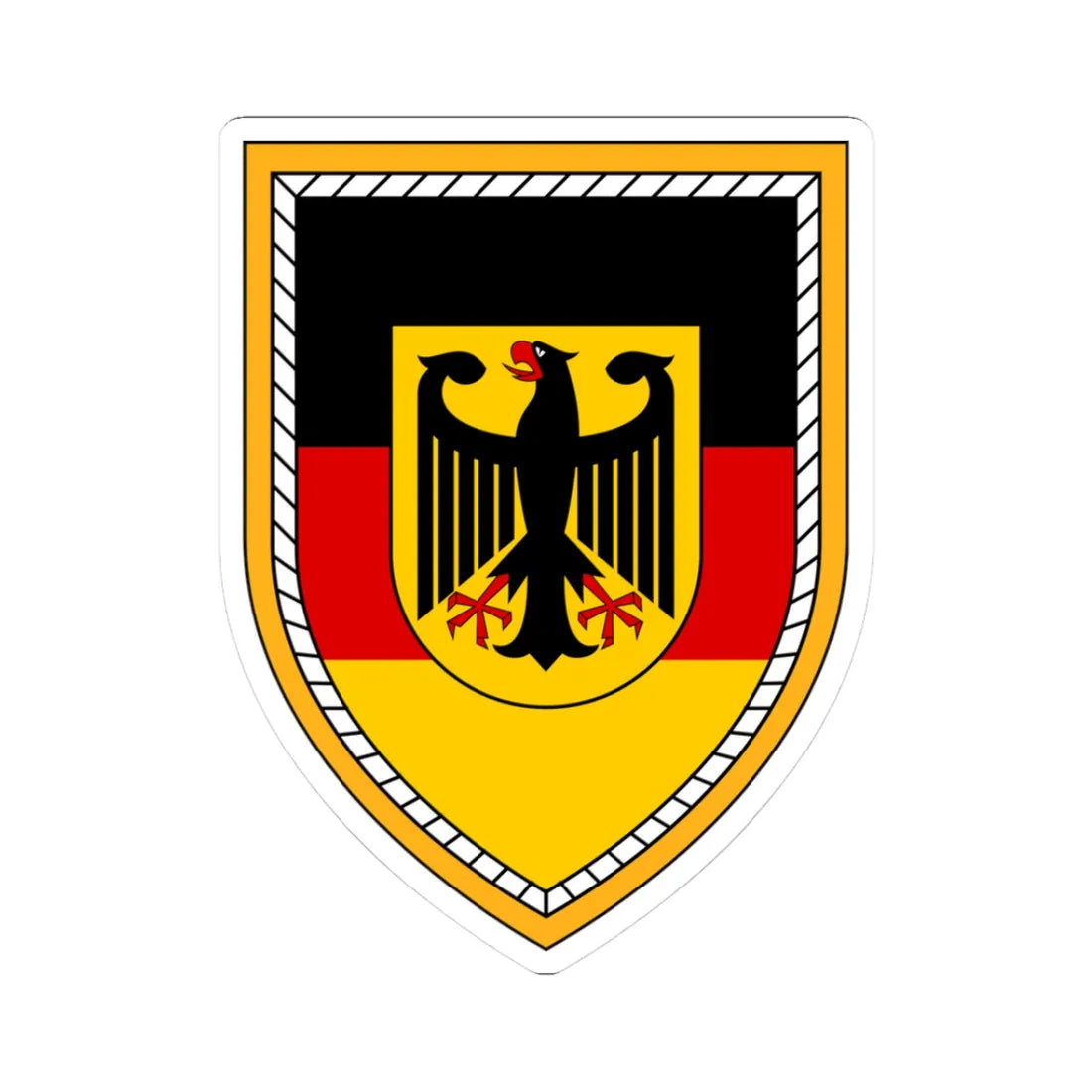 KdoStratAufkl V1 (Germany) (Coat of Arms) STICKER Vinyl Kiss-Cut Decal 3 Inch White - The Sticker Space