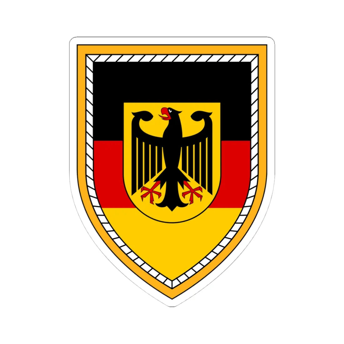 KdoStratAufkl V1 (Germany) (Coat of Arms) STICKER Vinyl Kiss-Cut Decal 4 Inch White - The Sticker Space