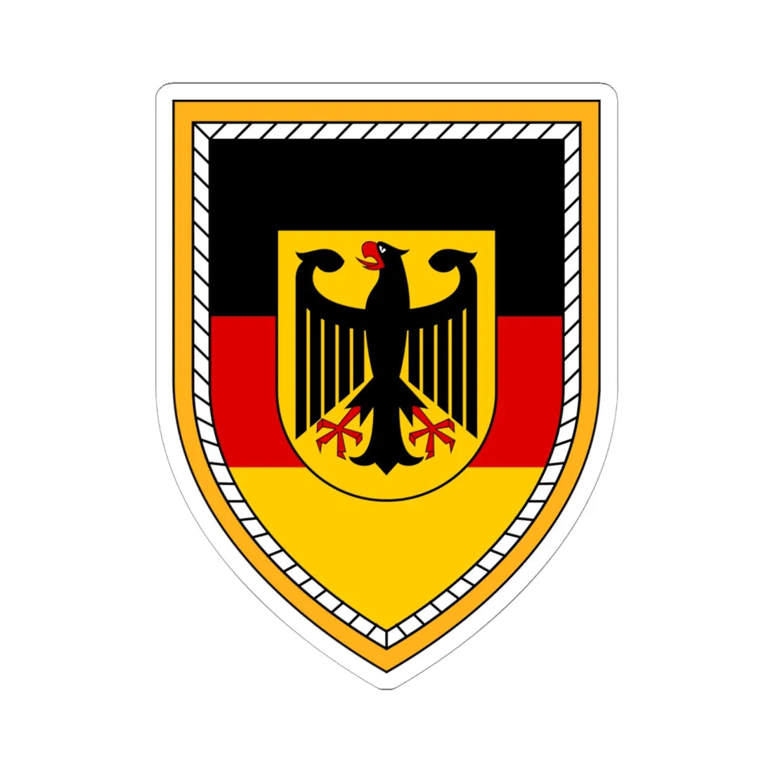 KdoStratAufkl V1 (Germany) (Coat of Arms) STICKER Vinyl Kiss-Cut Decal 6 Inch White - The Sticker Space