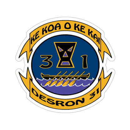 Ke Koa O Ke Kai DESRON 31 (U.S. Navy) STICKER Vinyl Die-Cut Decal-2 Inch-The Sticker Space