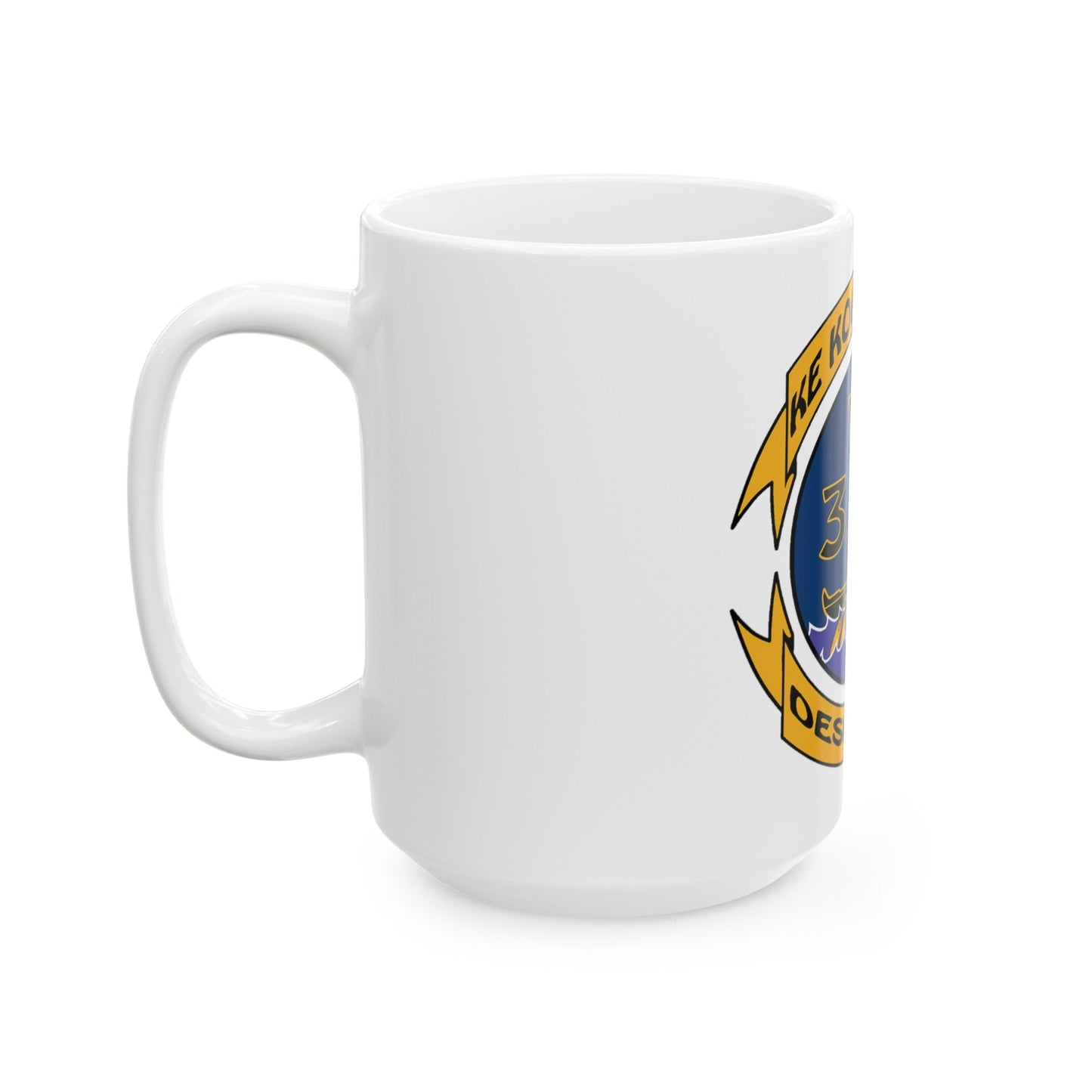 Ke Koa O Ke Kai DESRON 31 (U.S. Navy) White Coffee Mug-The Sticker Space