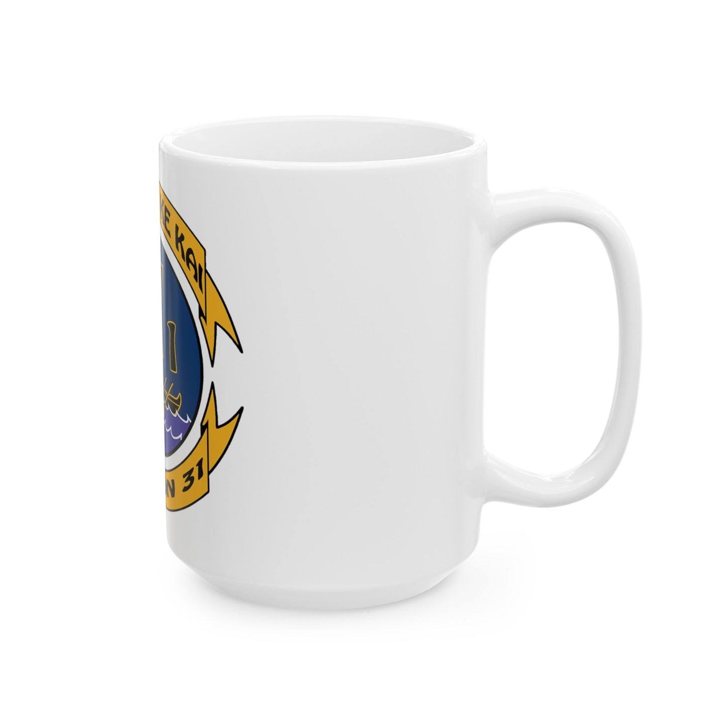 Ke Koa O Ke Kai DESRON 31 (U.S. Navy) White Coffee Mug-The Sticker Space