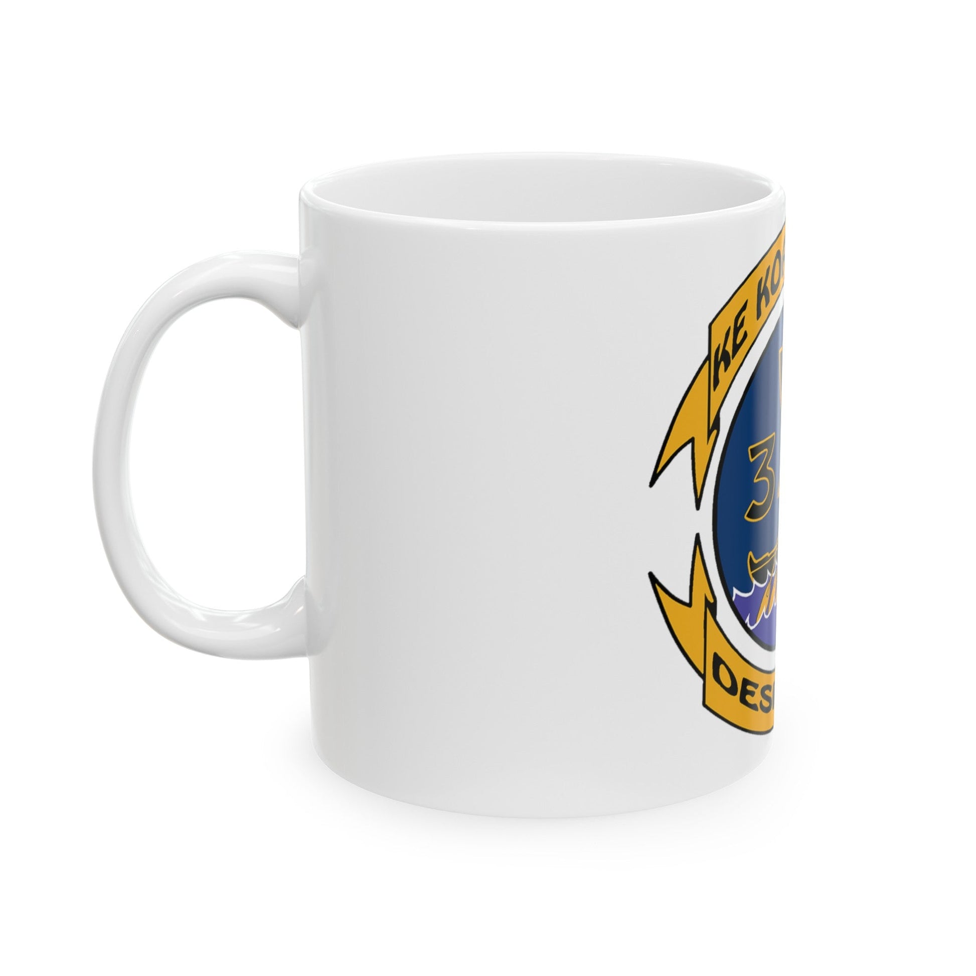 Ke Koa O Ke Kai DESRON 31 (U.S. Navy) White Coffee Mug-The Sticker Space