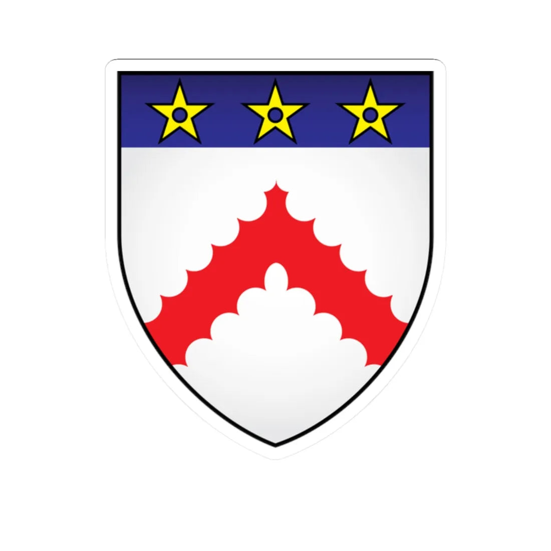 Keble College Oxford Coat Of Arms (England) (Coat of Arms) STICKER Vinyl Kiss-Cut Decal 2 Inch White - The Sticker Space