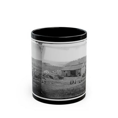 Keedysville, Md., Vicinity. Smith's Barn, Used As A Hospital After The Battle Of Antietam (U.S. Civil War) Black Coffee Mug-11oz-The Sticker Space