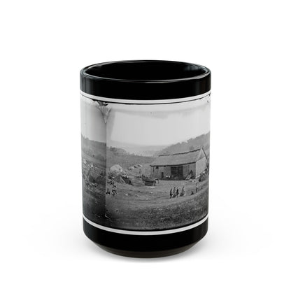 Keedysville, Md., Vicinity. Smith's Barn, Used As A Hospital After The Battle Of Antietam (U.S. Civil War) Black Coffee Mug-15oz-The Sticker Space