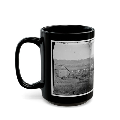 Keedysville, Md., Vicinity. Smith's Barn, Used As A Hospital After The Battle Of Antietam (U.S. Civil War) Black Coffee Mug-The Sticker Space