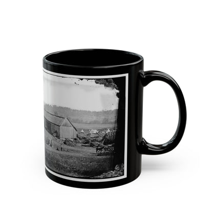 Keedysville, Md., Vicinity. Smith's Barn, Used As A Hospital After The Battle Of Antietam (U.S. Civil War) Black Coffee Mug-The Sticker Space