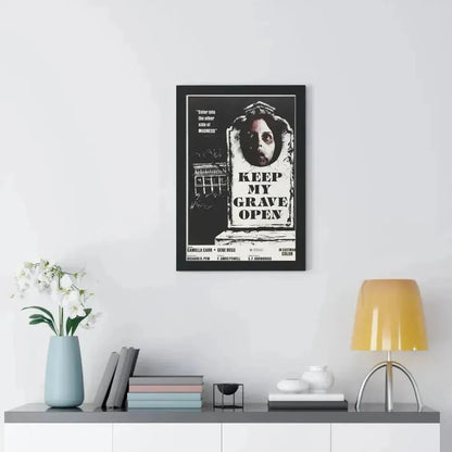KEEP MY GRAVE OPEN 1977 - Framed Movie Poster - The Sticker Space