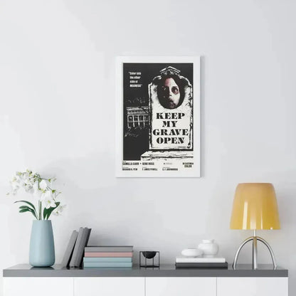 KEEP MY GRAVE OPEN 1977 - Framed Movie Poster - The Sticker Space