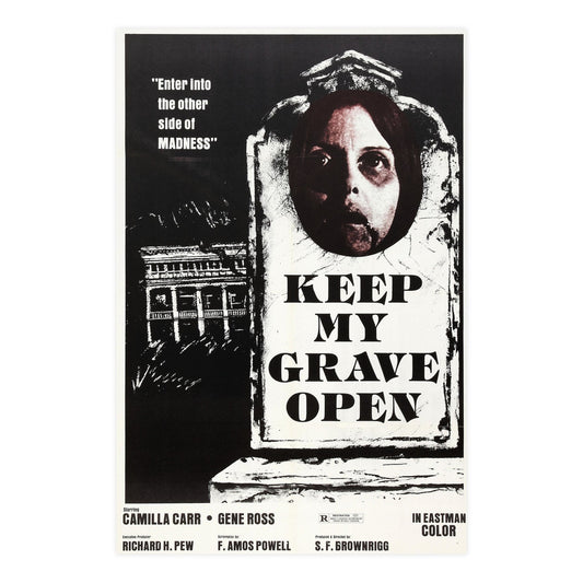 KEEP MY GRAVE OPEN 1977 - Paper Movie Poster-24″ x 36″ (Vertical)-The Sticker Space